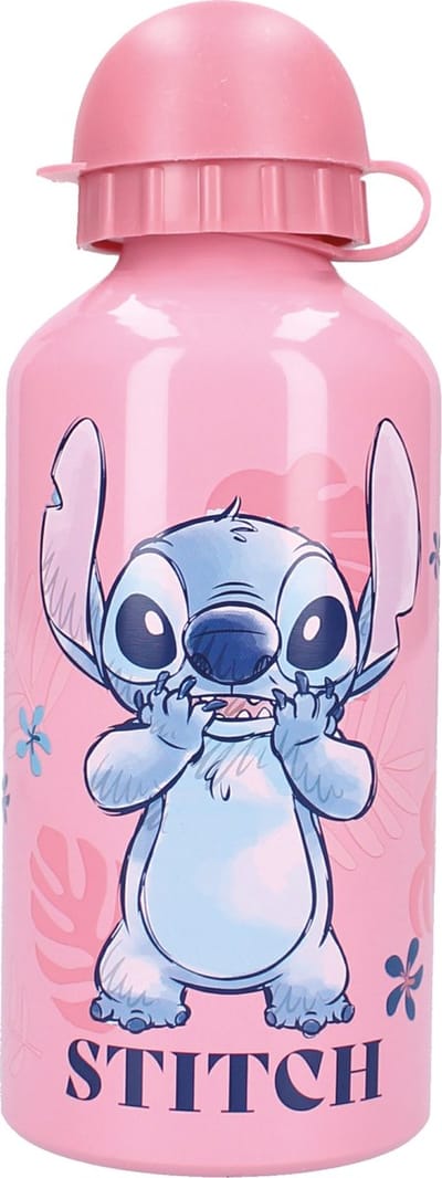 Vadobag Lilo & Stitch - Schoolbeker en Drinkfles - Roze Dop - 500ml