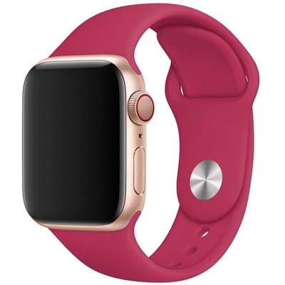 2+1 | Apple Watch Bandje - Siliconen - Granaatappel