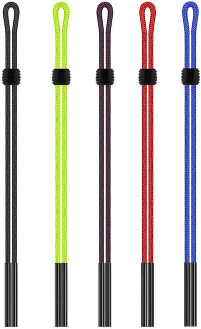 Verstelbare Sportbril Koord met Multi-Kleur, Veilige Nekband voor Zonnebrillen, Geschikt voor Kinderen en Volwassenen, Ideaal voor Sport en Buitenactiviteiten, 33,5 cm