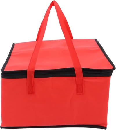 Allecto Plus - Geïsoleerde transporttas voor levensmiddelen met hoge capaciteit (40 x 40 x 24 cm) - Duurzame draagbare oplossing voor levering en boodschappen
