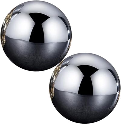 Ijsblokjes Set - Herbruikbare Koelstenen - Dranken Koelen - Roestvrij Staal - 3.8 cm - Zilver