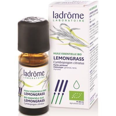 Pit&Pit - Lemongrass etherische olie bio 10 ml - Krachtige citroengeur - Veelzijdig in gebruik