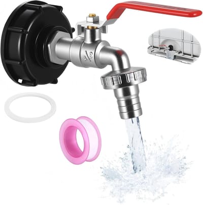 IBC Tank Adapter S60x6 naar 3/4 Inch voor Watertank en Regenton
