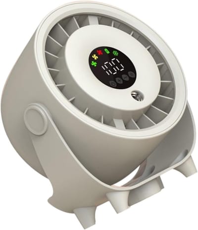 Ventilator Vernevelaar - Draagbare Koeler - Persoonlijke Koeling - 100 Snelheidsstanden - Grote Tank - Wit