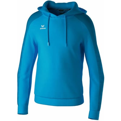 Erima Evo Star Sweatshirt Met Capuchon Kinderen - Lichtblauw / Mykonos | Maat: 116