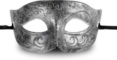 Masquerade Masker voor Mannen - Venetiaans Feestmasker voor Halloween, Carnaval en Mardi Gras - Vintage Kostuum Accessoire voor Cosplay en Feestjes
