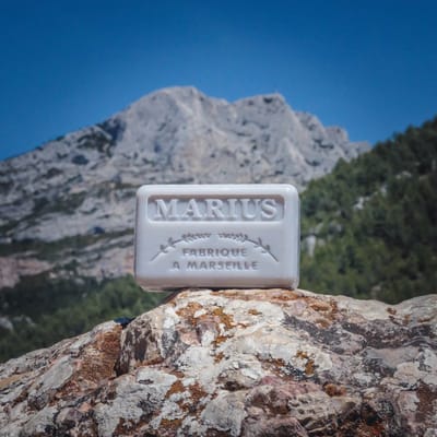 4x Savon de Marseille Marius - Karitéboter Zeep 125g - Vegan & Natuurlijk - Mannelijke geur