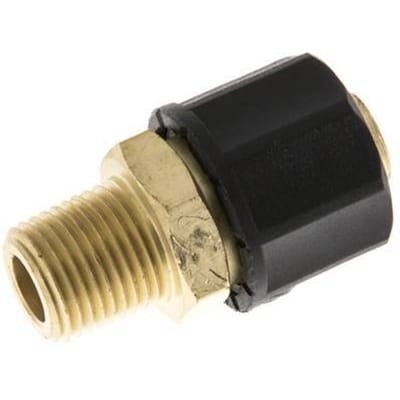 10x8 & 1/8''NPT Messing Rechte Opsteekkoppeling Buitendraad [2 Stuks]