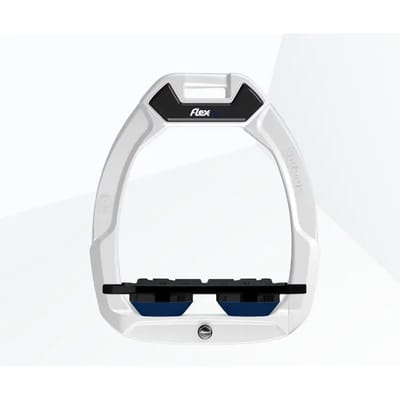 Veiligheidsschoen hestensport Plat Grip Wit/Zwart/Marin Flex-On Safe-On