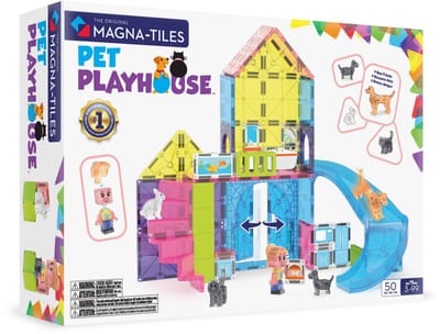 252050PP - MAGNA-TILES - Speelhuisje voor huisdieren 50-delige set