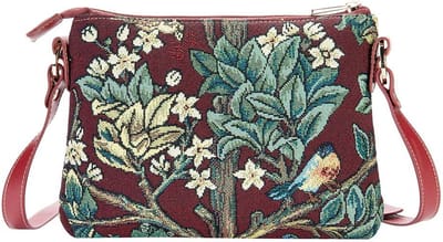 Schoudertas - Kunst - Tree of Life Rood - William Morris