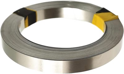 Plated Staalstrip 10M - Dikte 0.1 mm, 0.1 x 7 mm voor Constructie en DIY Projecten