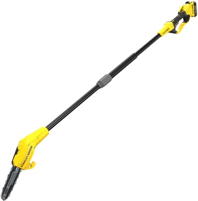 Stanley Tuinapparatuur - 18 V ACCU-kettingzaag 20 cm, 1x accu 4,0 Ah Li-Ion, lader SFMCPS620M1-QW