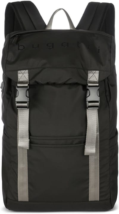bugatti laptop rugzak rugzak met laptopvak Legere Backpack Black zwart