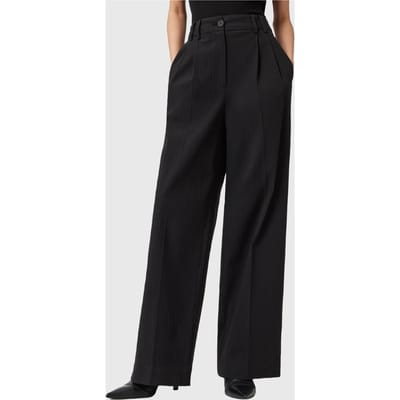 AllSaints Essen Trouser Black Taglia: 2 | Pantaloni da completo Outlet | Donna | Nero