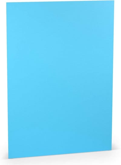 PAPERADO, gekleurd geribbeld papier PACIFIC A4 160gr, knutselpapier, 29,7 x 21 cm, voor knutselen en afdrukken PAK VAN 50 VELLEN
