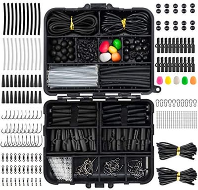 278-delige karpervisaccessoires set met clips, haken en meer