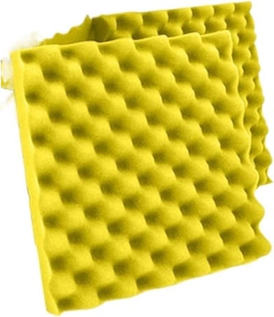 Geluiddicht Schuim - Geluidsisolatie Panelen - Akoestiek Verbeteren - Ruisonderdrukking - 30x30x5 cm - Geel