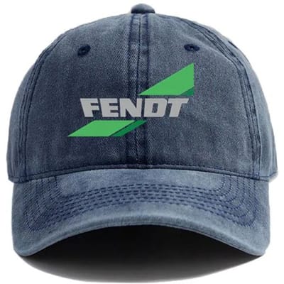 Casquette de baseball usée Fendt Tracteurs Agricoles Cool pour Homme Rétro Extérieur Été Réglable Casquette de Papa Fendt Décontractée Adjustable blue