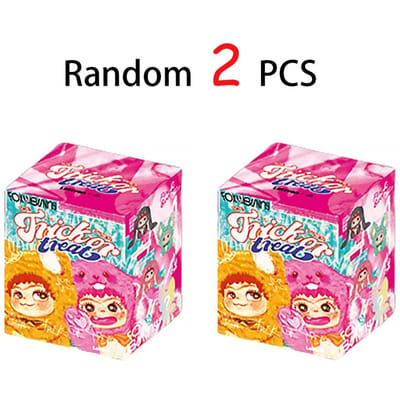 Wakuku VosenKonijn Trickor Treat Blind Box Schattig Actiefiguur Mystery Box Vos Konijn Anime Pop Sleutelhanger Kind Verrassing Kerstmis Hoge Kwaliteit Speelgoed