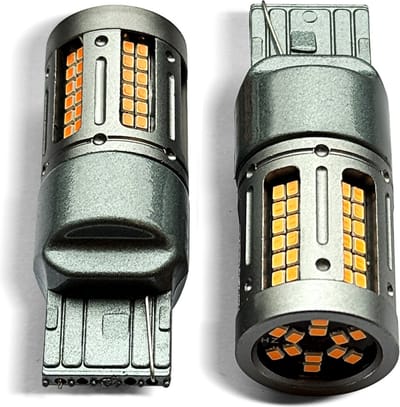 XEOD Lampen set – T20 WY21W LED XTREME Line – Oranje licht canbus – Richtingaanwijzer - Knipperlicht - Verlichting - USA light - 2 stuks