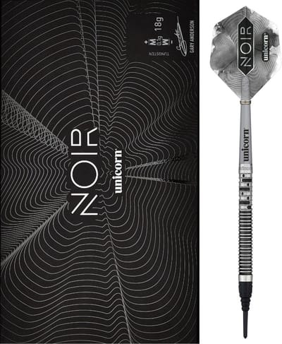 Unicorn Gary Anderson Noir Phase 5 80% - Soft Tip Darts