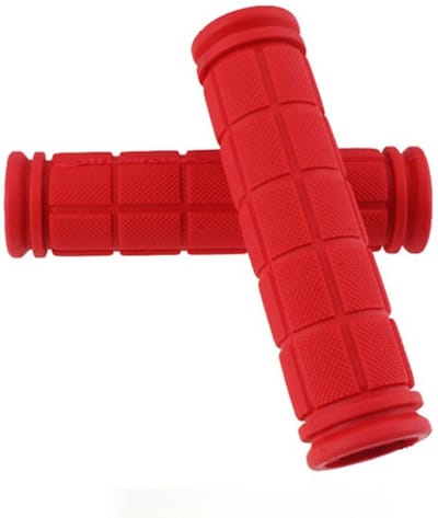 New Age Devi - Fietshandvatten Stuur Grips Anti-Slip Fiets Handvat Bar Grips Rubber Rood
