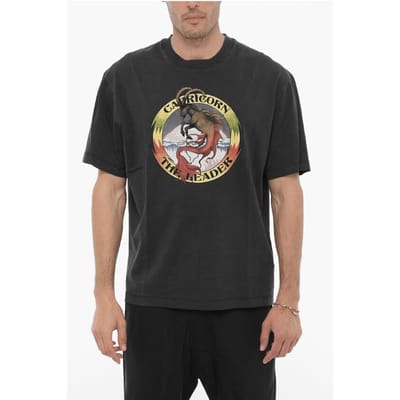 Slim Fit CAPRICORN THE LEADER T-shirt met ronde hals in grijs