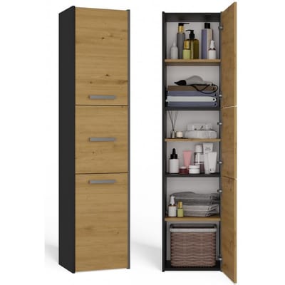 Badkamerkolom Sara S43 ANTRACIET ARTISAN