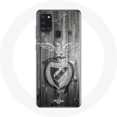 Coque - maniacase - Samsung Galaxy A21S - Souple - Protection - slb benfica noir