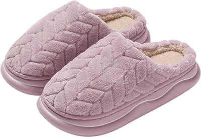 Winter Slippers voor Dames & Heren – Warme Pluche Thuis Schoenen met Antislip Zool – Comfortabele Katoenen Slippers voor Binnen en Buiten – Maat 38-39 – Huisslippers, Warme Pantoffels, Cosy Slippers, Thuis Schoenen