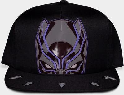 Marvel Black Panther - Novelty Snapback Pet - Zwart