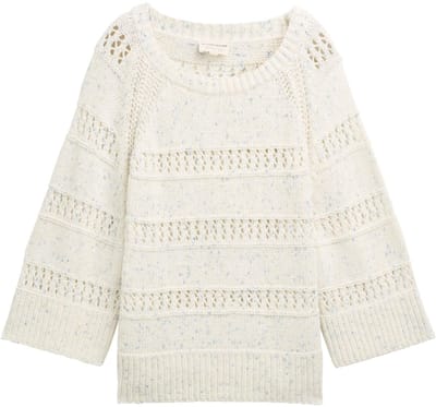Tom Tailor - Pull - Maat M - Vrouwen - Creme - katoen