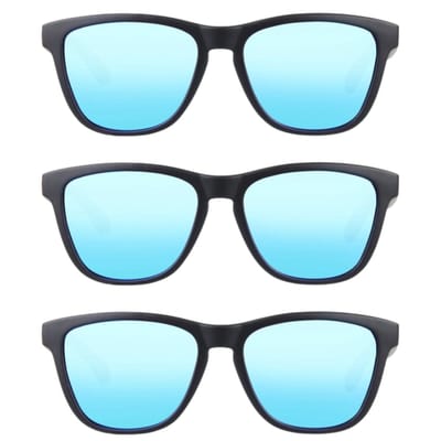 Cartel Wear 3-pack Zonnebril heren | zonnebril dames | Unisex | Gepolariseerd | UV400