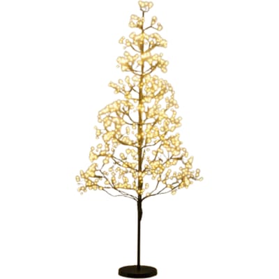 Coast Lichtboom Kunstboom met Verlichting – 120 cm – 800 Warm Witte LED-lampjes – Zwart