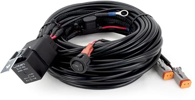Kabelset - Lazer - Extra lang - 2 lampen - Incl. schakelaar - 2 pins - Deutsch DT - 12V