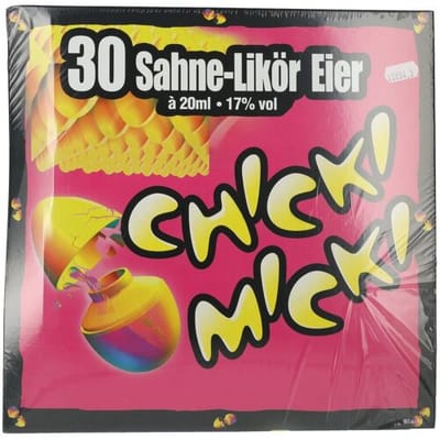Chicki Micki Sahne-Likör Eier 17% Vol. 30x0,02l PET