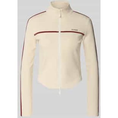 slim fit sweatjack met opstaande kraag model 'Jasmine'