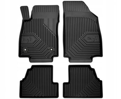 Frogum - No.77 - Automatten 3D - Geschikt voor CHEVROLET Trax (2012-2019) - 4-delig - TPE Rubber - Zwart