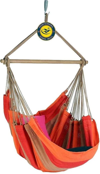 Luxe Braziliaanse Hangstoel - 100% Braziliaans Katoen - Extra Stevig - Xavante