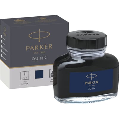 Parker vulpeninktfles | blauwzwarte QUINK inkt | 57 ml schrijfinkt voor vulpen