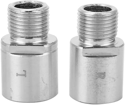Dailygoods- Pedaal Extenders Heavy Duty - Stalen Fiets Pedaalverlengers - Chrome Molybdeen - Eenvoudige Installatie - Comfortabel Rijden - L/R Markeringen - Fietsverlengstukken
