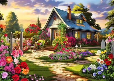 1000 Stukjes Puzzel voor Volwassenen: Prachtige Bloemen Design Educatief Spel