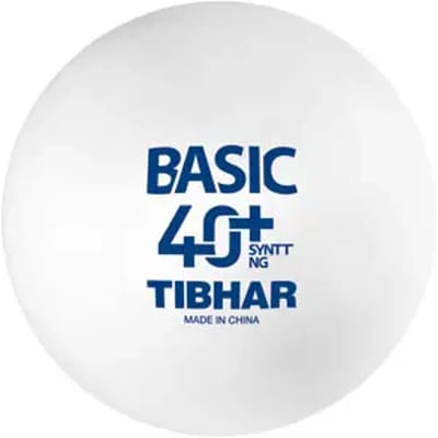Tibhar Tafeltennisballen Basic NG - Witte - box van 6 Ping Pong Ballen
