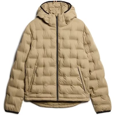 Superdry - Gewatteerde pufferjas met capuchon - Heren - Gewatteerde jassen