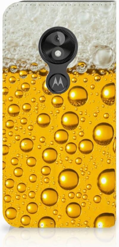 Motorola Moto E5 Play Flip Style Cover Bier