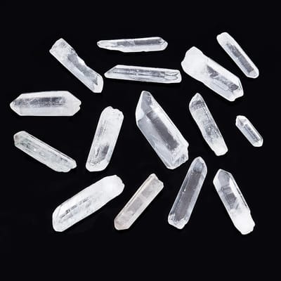 Dailygoods- Kwartskristal Natuurlijk Ruw - Decoratie Steentjes - Feng Shui Bal - Meditatietherapie - Verzameling - 0,75 ~ 1,93 inch - Decoratiesteen