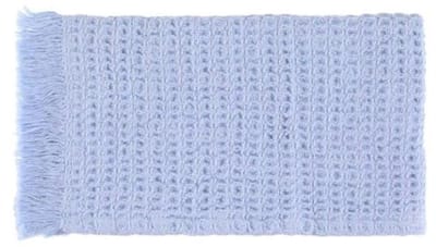 Fanni K Ruutu Handdoeken 2 stuks | 30x50cm | Gerecycled katoen | Lichtblauw