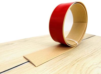Overgangsprofiel - Zelfklevend Waterdicht Rubber - Voor Vloer, Tapijt, Laminaat en Muur - Esdoornkleur 3 meter
