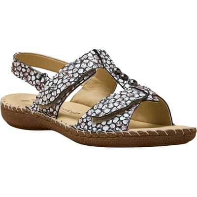 Ultra soepele leren sandalen voor dames Pédiconfort
